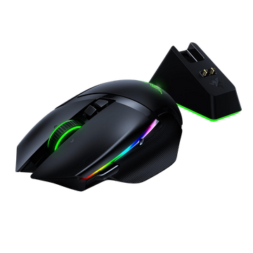 Razer Basilisk Ultimate Wireless Gaming Mouse and Charging Dock